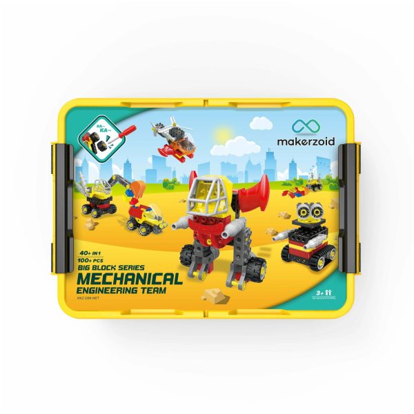 Mechanical construction set Big Building Blocks