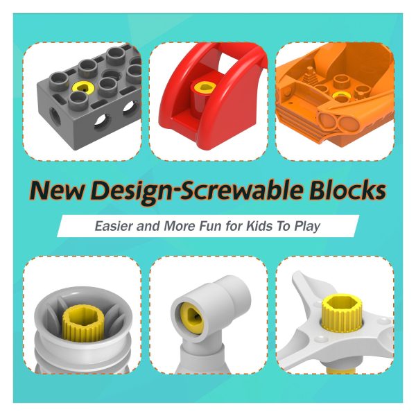 Mechanical construction set Big Building Blocks