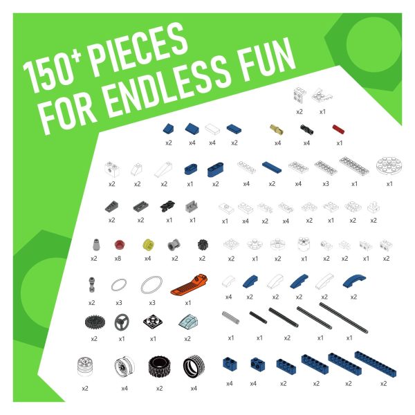Fun Building Blocks Mechanical Construction Set