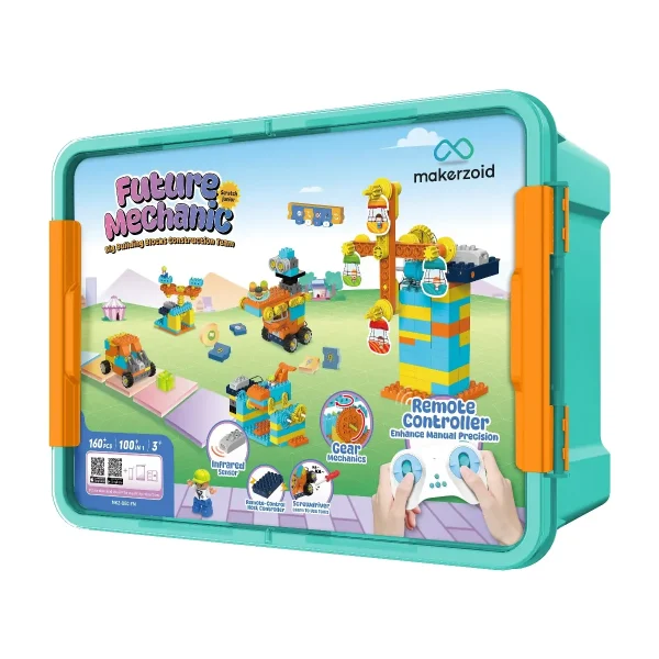 Makerzoid Big Building Blocks - Future Mechanic Scratch Junior