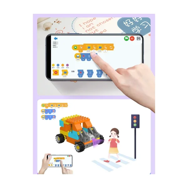 Makerzoid Big Building Blocks - Future Mechanic Scratch Junior